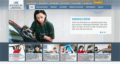 Desktop Screenshot of lakeautoglass.com